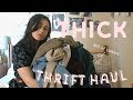 a THICK thrift haul (4 months in the making)