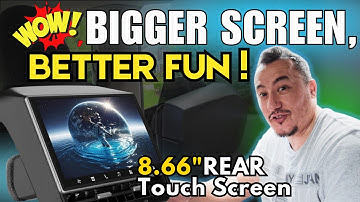 Tesla Model 3 & Y Rear Screen Upgrade 2025 – Ultimate Entertainment & Comfort!