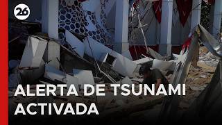 ⚠️ TSUNAMI ALERT IN THE PACIFIC | A powerful 7.4 magnitude earthquake shakes the coast of Indonesia