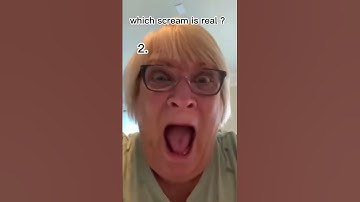 which scream is real ?#shorts