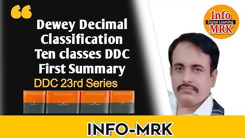 Dewey Decimal Classification DDC first summary |ddc first summary practice #infomrk #lis #blis