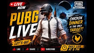 High Quality 4K PUBG LIVE 🔴 Conquer Push With Squad | OP Gameplay 😈 PUBG LIVE INDIA 🇮🇳