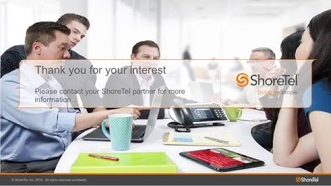 ShoreTel for MS Dynamics Demo