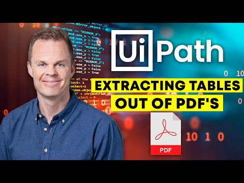 UiPath Document Understanding: Extract Tables Out of PDFs