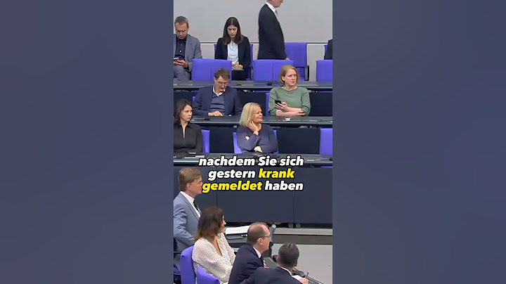 Schön, dass Frau Faeser es heute zur #Generaldebatte in den Bundestag geschafft hat!  #merz #shorts