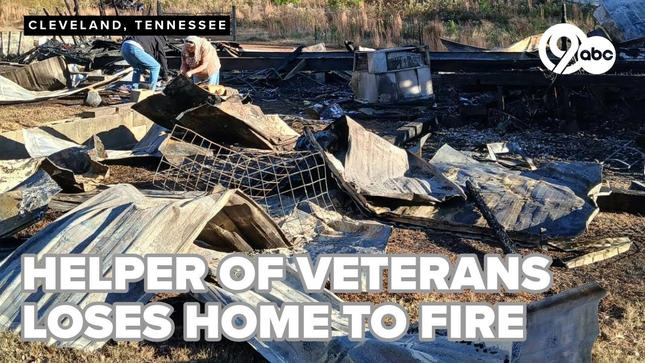 Tennessee woman who feeds veterans loses home, son's ashes in devastating fire