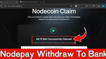 How To Withdraw Nodecoin Token To Bank || Nodepay Token Transfer To Bank
