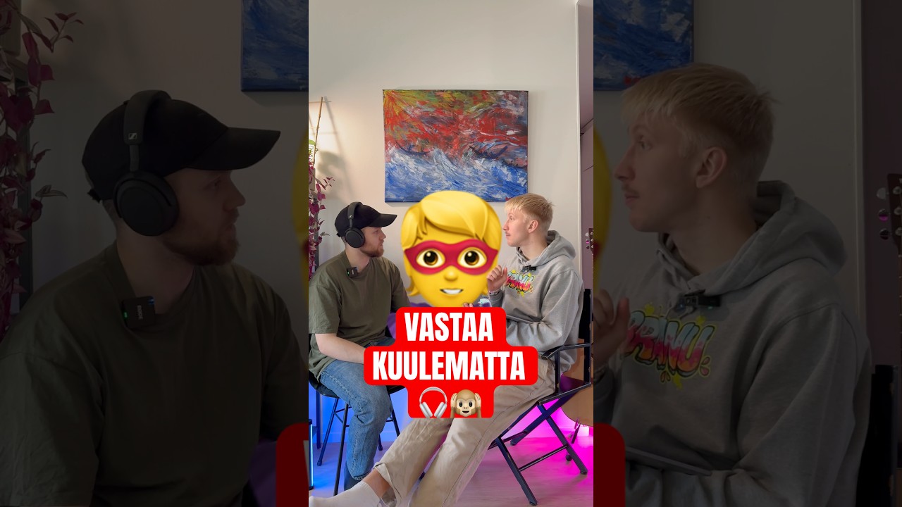 Vastaa KUULEMATTA 🎧😂 | HAASTE