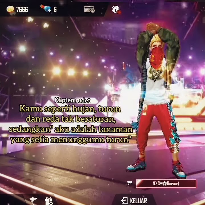 qoutes FF keren buat story WA dj aku ra mundur dek slow motions