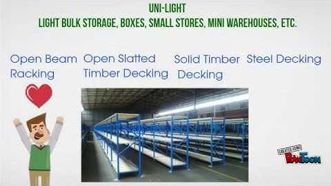 Uni-Light - Light Duty Racking, Long Span Shelving