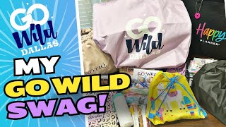 Go Wild Swag 2024 | Everything I Received at Go Wild Dallas | Sponsored Tables | Planner Conference