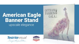 Introducing American Eagle Banner Stand (& Large Format Stand Options) from Testrite