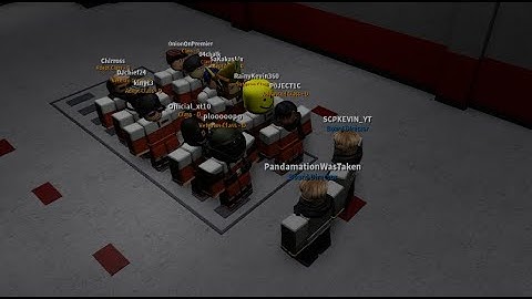 The Roblox SCP Mass Test