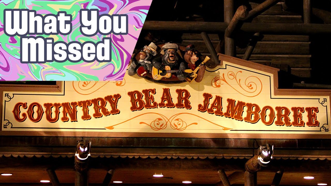 What You Missed at the Country Bear Jamboree YouTube