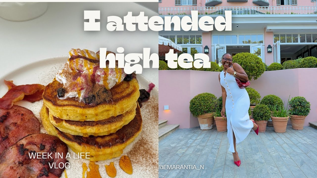 I Attended High Tea at the Most Beautiful Hotel in Cape Town 🍰✨ | Week in My Life Vlog