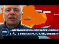 PUTINS KRIEG: "Unter Dauerbeschuss! Einige russische Städte sind de facto Kriegsgebiet!"