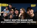 BAKAR SATE ENAK ALA KATTY, NYUCI DAGINGNYA PAKE SABUN PENCUCI PIRING, KACAU!!!