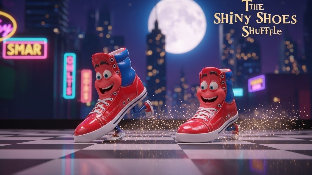 The Shiny Shoes Shuffle 👟✨ | Fun Kids Song & Preschool Learning Video
