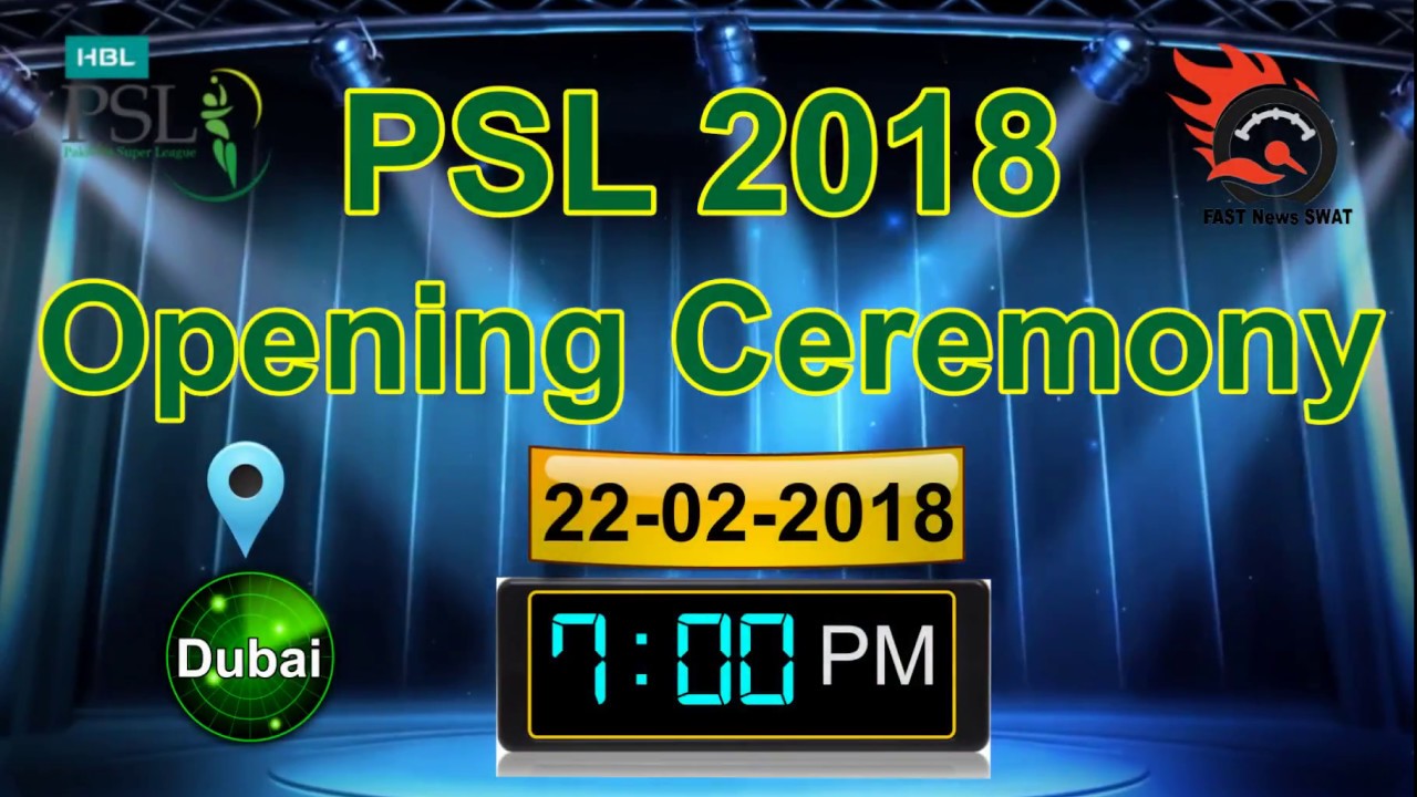 Pakistan Super League 2018 Schedule, Timing, Days, Dates And Venues