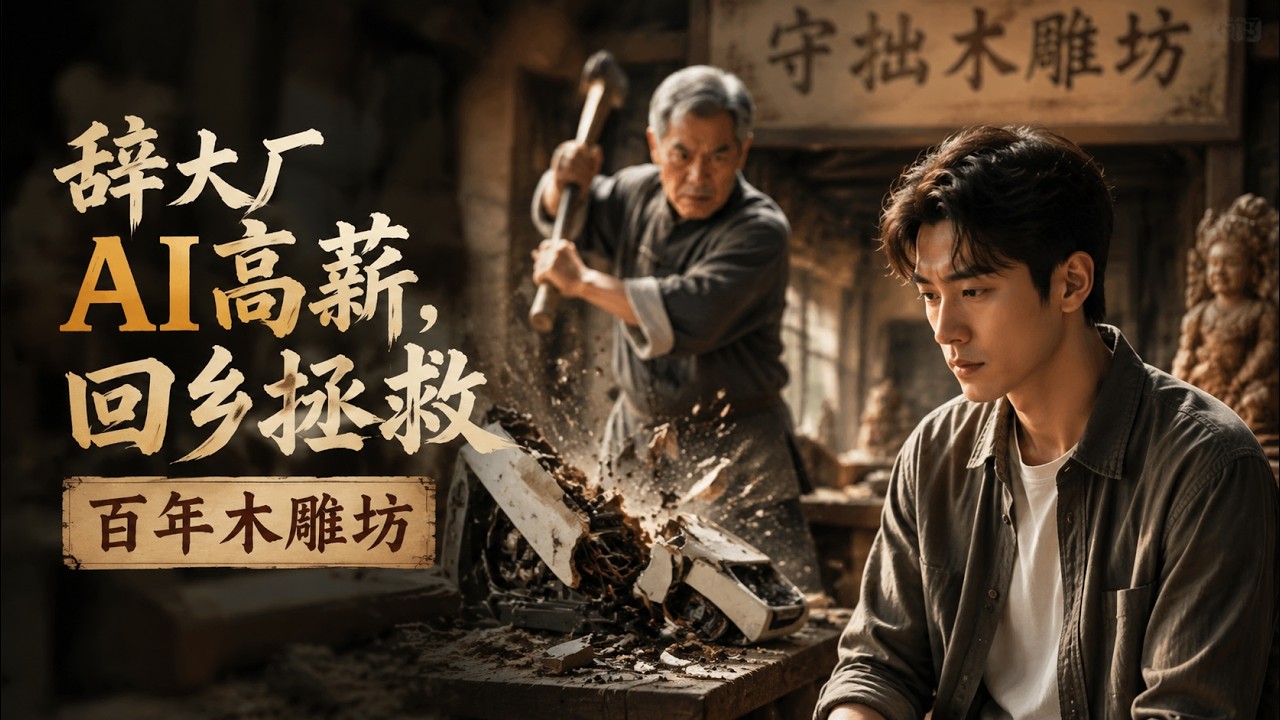 AI賦能木雕：辭職回鄉拯救瀕危手藝