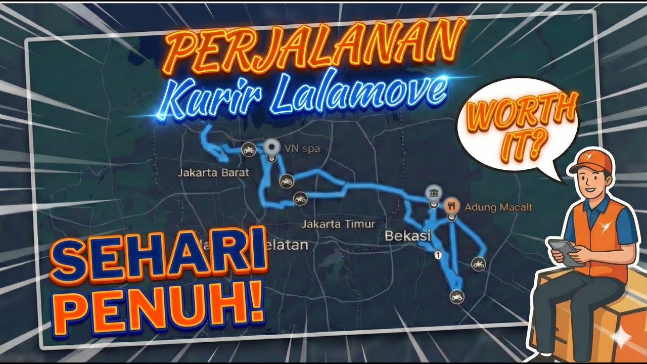 NARIK LALAMOVE SEHARI PENUH : MASIH WORTH IT GAK SIH ? 