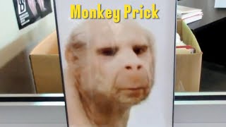 Jason is gifted Monkey Prick portrait 😆😂