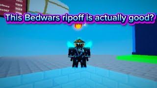 This Bedwars Ripoff Is Actually Good? Roblox Bedwarz