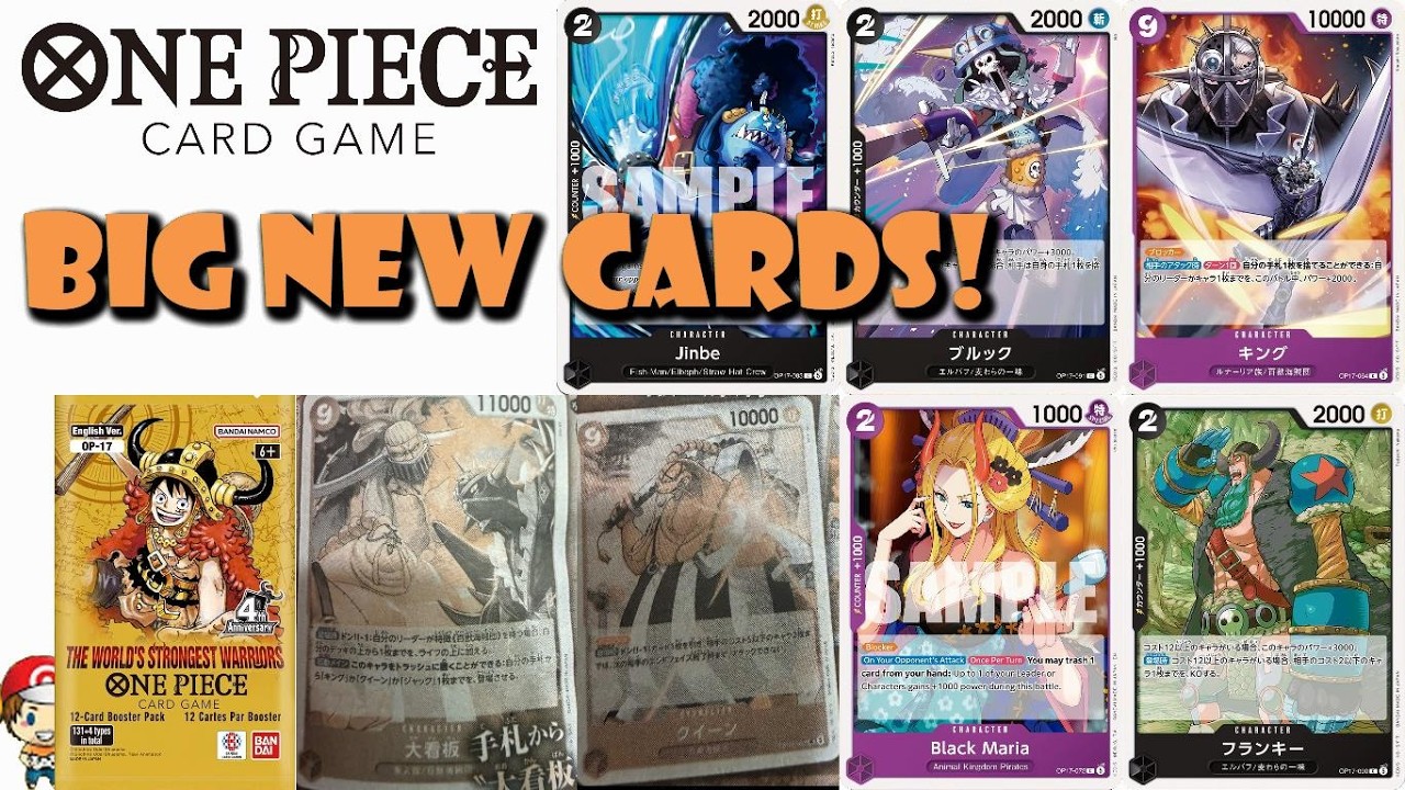 Big New Cards Officially Revealed from OP-17! Animal Kingdom