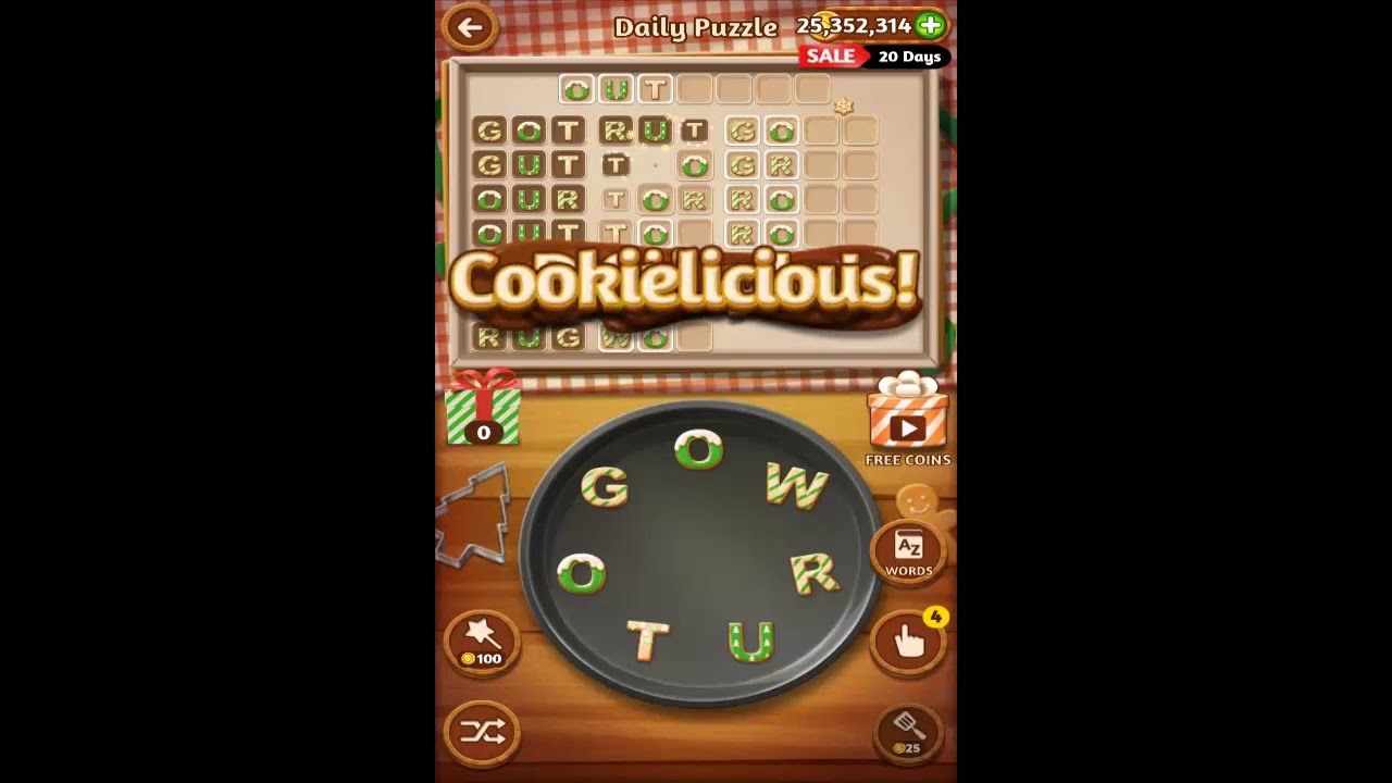 Word Cookies Daily Puzzle December 5 2019 Answers