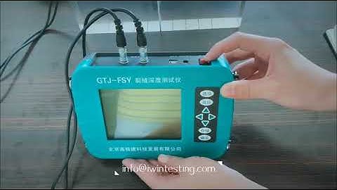 Iwin testing FSY electronic crack depth gauge