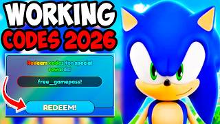 *NEW* ALL WORKING CODES FOR SONIC SPEED SIMULATOR IN 2026! ROBLOX SONIC SPEED SIMULATOR CODES screenshot 4