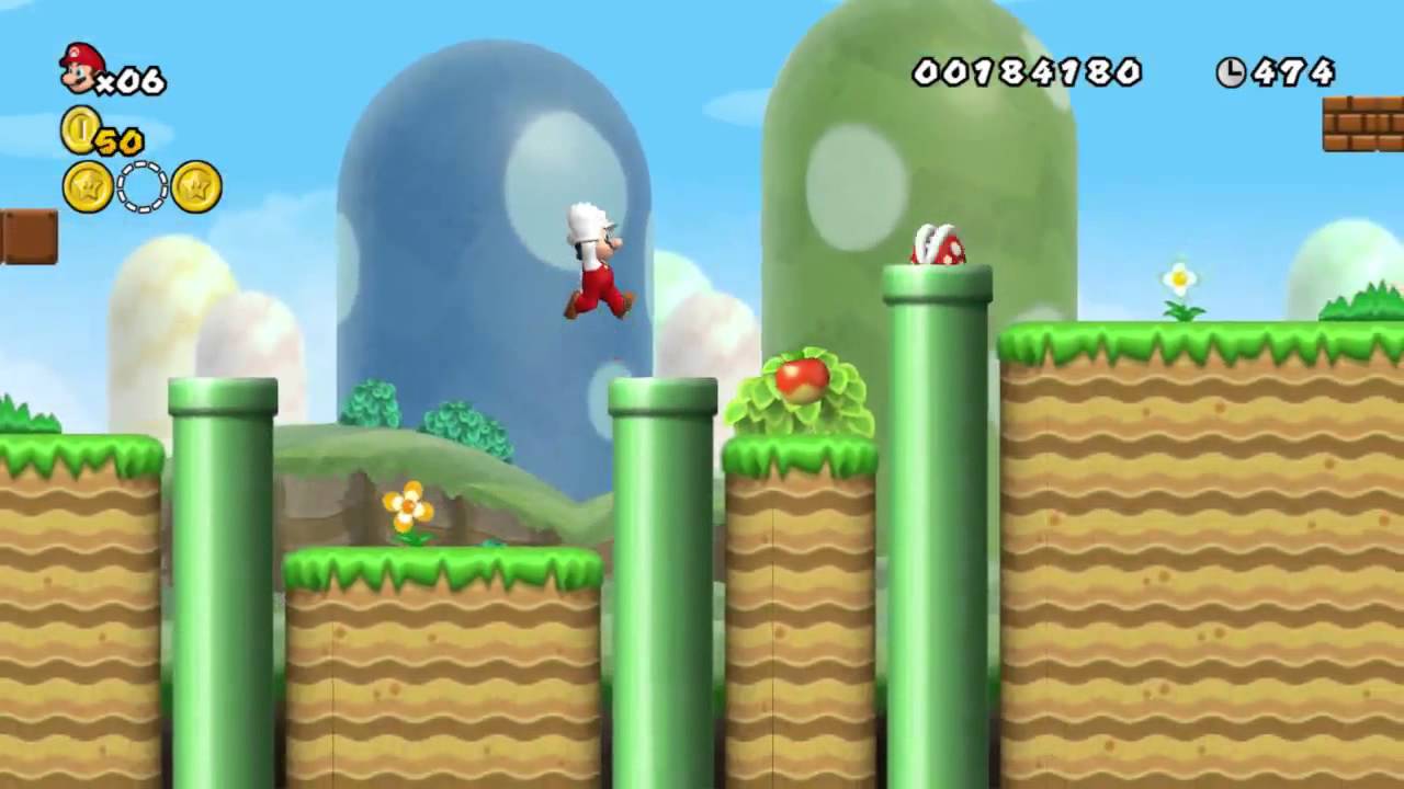 New Super Mario Bros. Wii Custom Level - YouTube