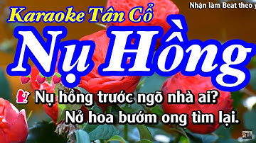 NỤ HỒNG Karaoke Tân Cổ ( Dây Đào - 126 ) Beat Mới Hay