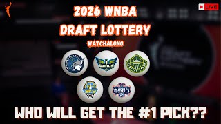 WNBA Draft Lottery 2026 Watchalong | WHO WILL BE NO. 1?!?  | JAY.JORDANTV