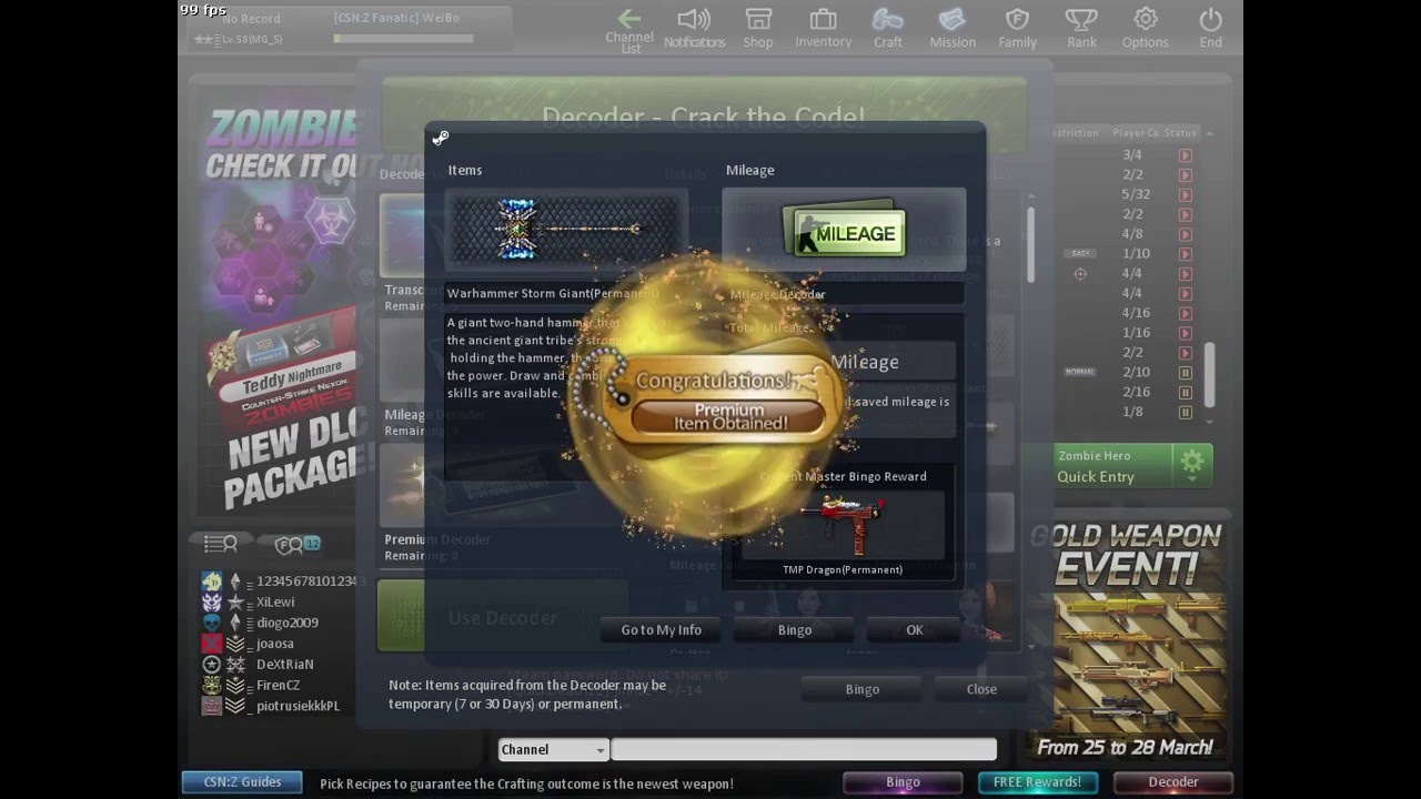 Counter Strike Nexon/CSNZ get Warhammer and AWP Elven Ranger - YouTube
