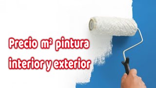 Precio aplicación de pintura en paredes