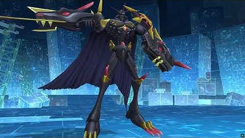 Omnimon Zwart evolve Omegamon AlterB and Skill.: Digimon Cyber Sleuth Mods