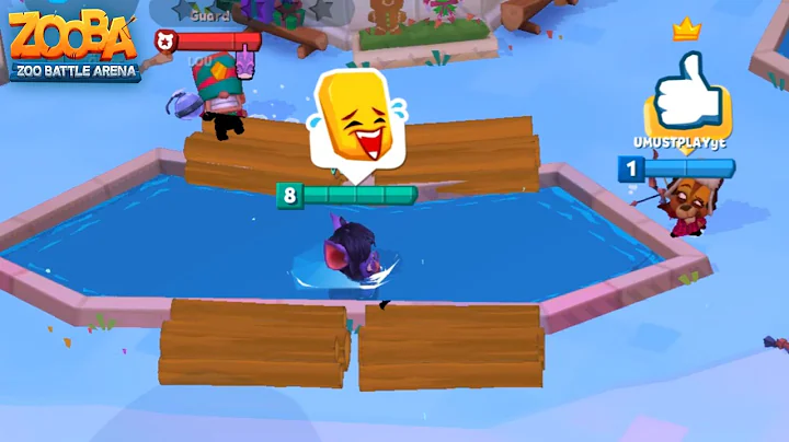 Betsy teaches Henry to SWIM IN THE POOL Zooba
