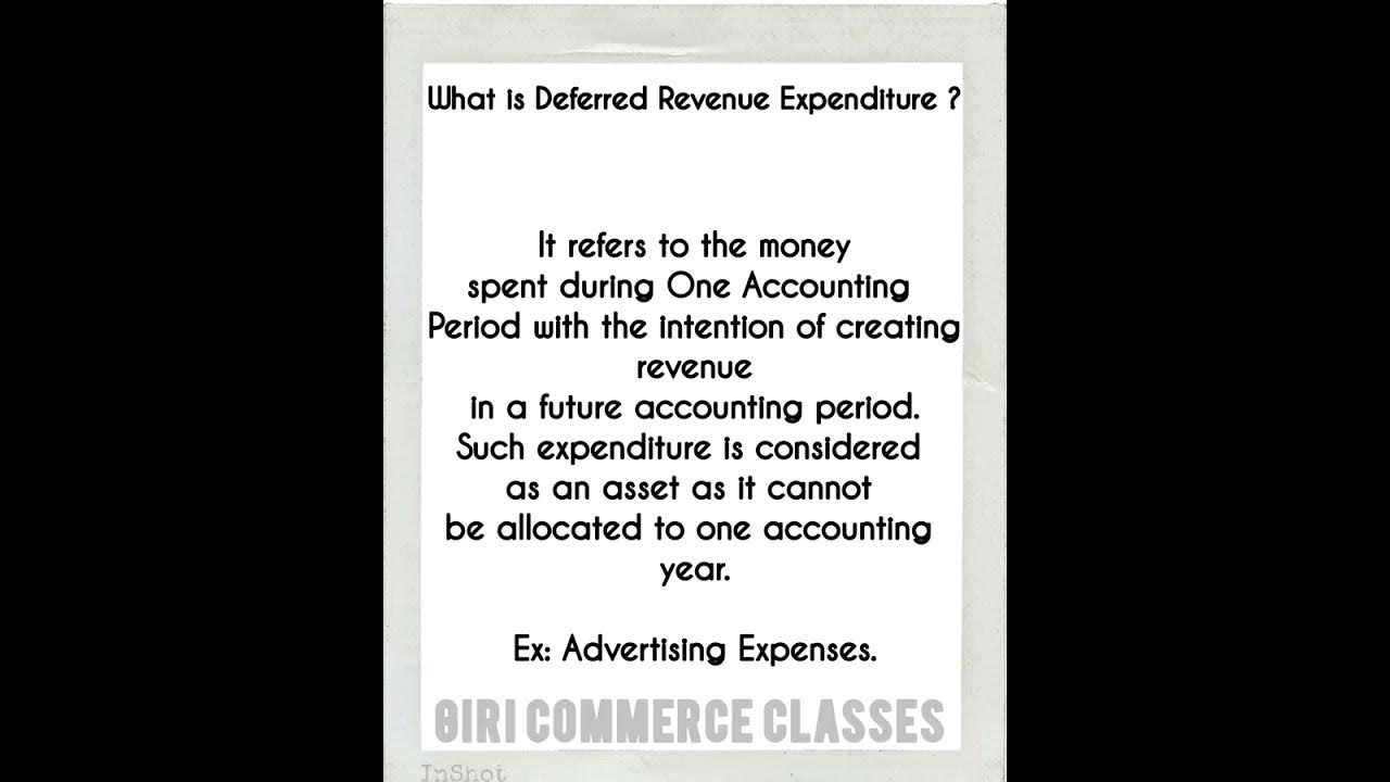 what-is-deferred-revenue-expenditure-examples-shorts-youtube