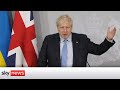 Boris Johnson: Ukraine will win war and 'be free'