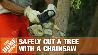 How to Cut a Tree with a Chainsaw Safely | The Home Depot screenshot 4