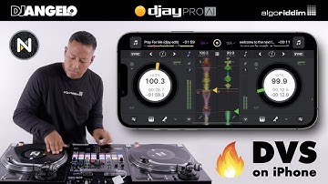 DJing with an iPhone!  📲 DJ ANGELO x djay Pro