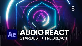 Create an Audio Reactive Neon Visualizer using Stardust Deep Glow and FreqReact in After Effects