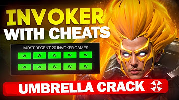 INVOKER WITH SCRIPTS 😱 | UMBRELLA CRACK | DOTA 2