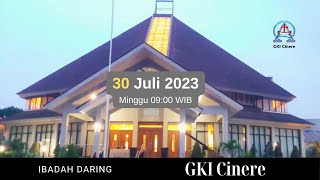 Ibadah Minggu 30 Juli 2023,  pkl. 9:00 WIB, Gereja Kristen Indonesia - Cinere. screenshot 2