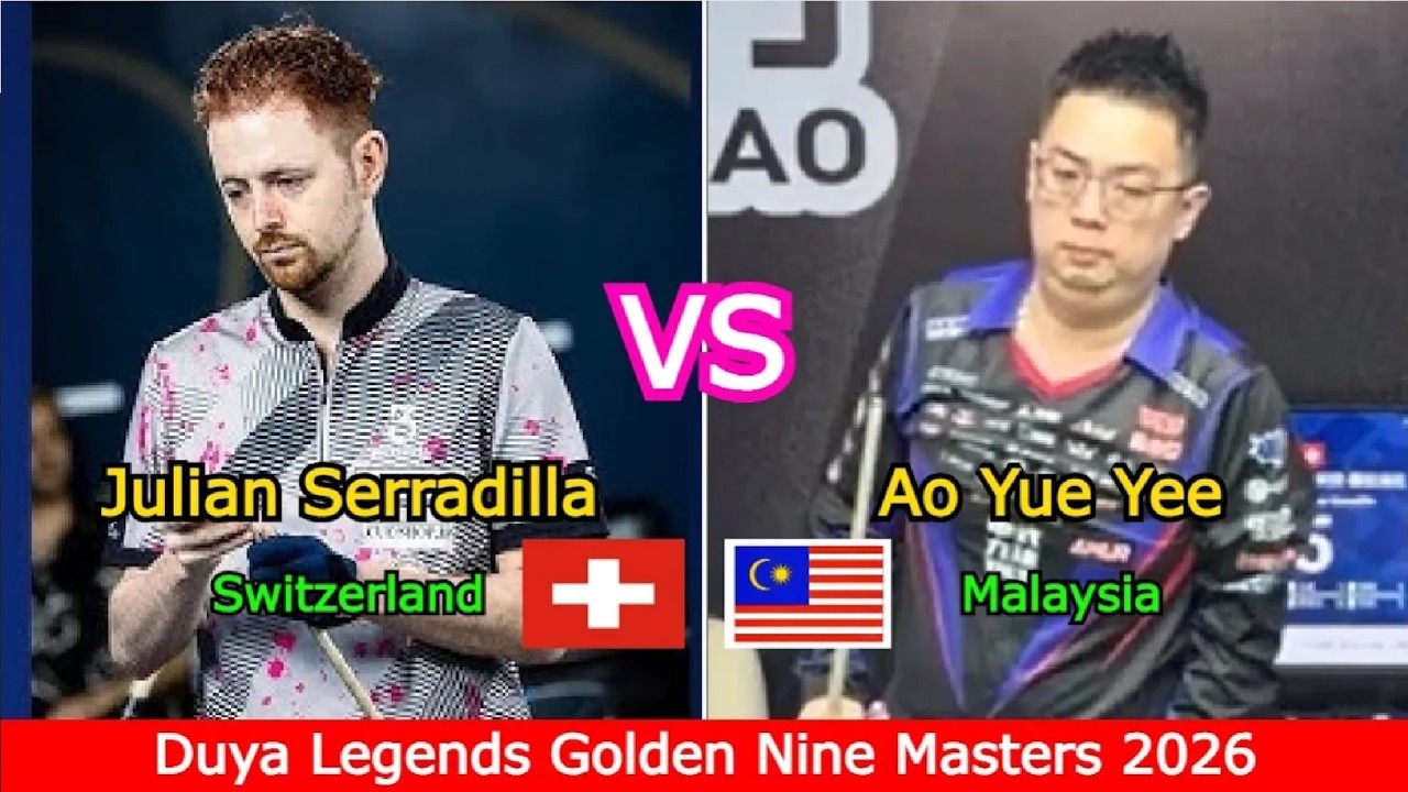 Julian Serradilla 🆚️ Ao Yue Yee | 2026 Duya Legends Golden Nine Masters - Qinhuangdao Station