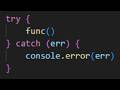 Error Handling in JavaScript