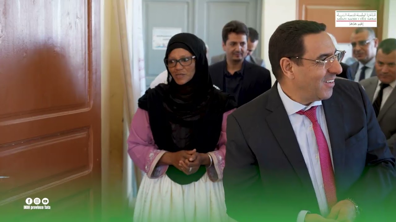 زيارة السيد العامل والوفد المرافق له لتعاونية تدربت، وذلك في إطار تخليد اليوم العالمي للمرأة القروية