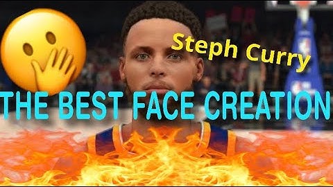 NBA 2K20 Best Steph Curry Face Creation (Step By Step Tutorial)