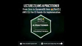 Lecture 23: From Zero to DynamoDB Hero 🔥 | (Part 2) | AWS CLI Hands-On Implementation